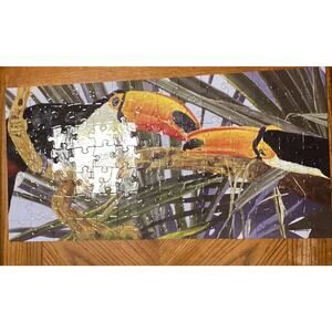 Melissa & Doug Jigsaw‎ Puzzle 100 Pieces Tuncan Kiss 24x12 Inch Complete
